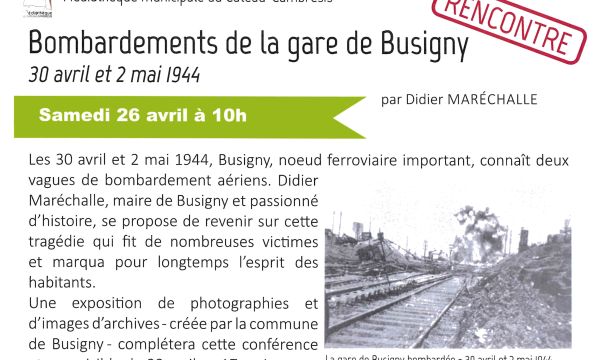 Bombardements de la gare de Busigny 30 avril et 2 mai 1944