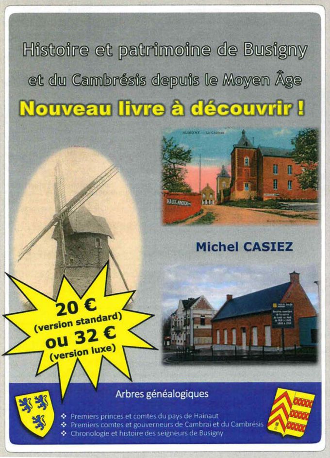 Livre Histoire et patrimoine de Busigny